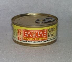 Evolve Canned Chicken Food For Cats 5.5oz 24Cans