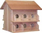 Deluxe Cedar Purple Martin House