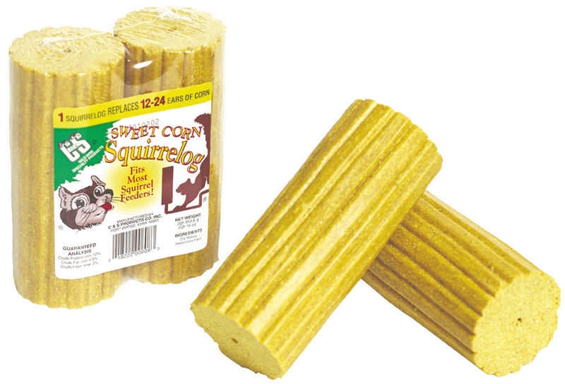 Sweet Corn Squirrel Log - 2 Pack