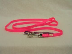 Lead Sngl Thck Nyln With Swvl Snp 3/8 X6 Hot Pink