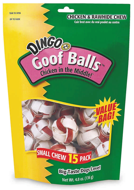 Dingo Small Goof Balls Value Bag 15 pk