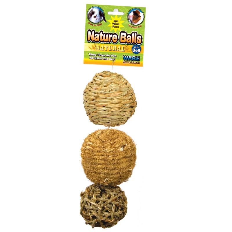 Ware Mini Nature Ball For Small Animals Sm Natural