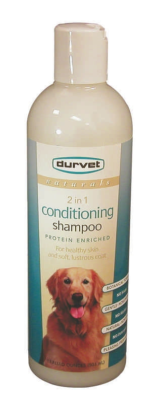 Durvet Naturals 2 1 Conditioning Shampoo 17oz Blu