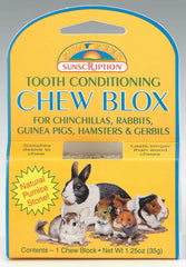 Sunseed Small Animal Chew Blox 1 oz