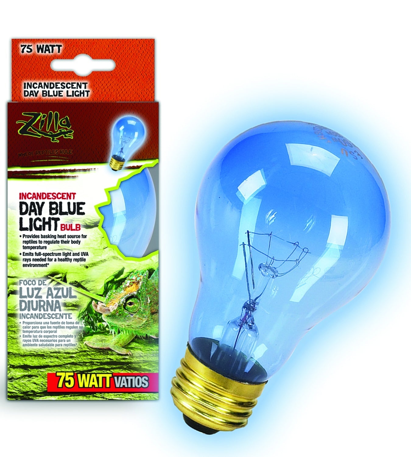 Zilla Day Blue Incandescent Bulb 75 Watt