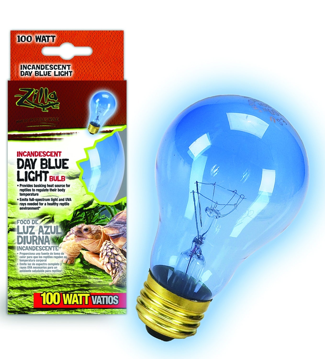 Zilla Day Blue Incandescent Bulb 100 Watt