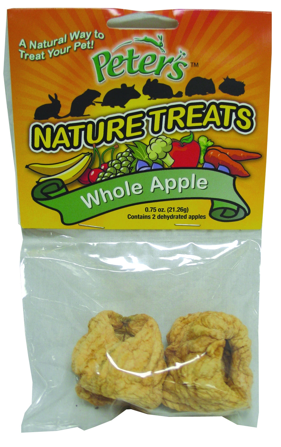 Peters Nature Treats Whole Apple 2 pack