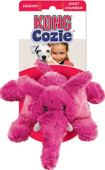 KONG Cozie Elmer Elephant Plush Dog Toy