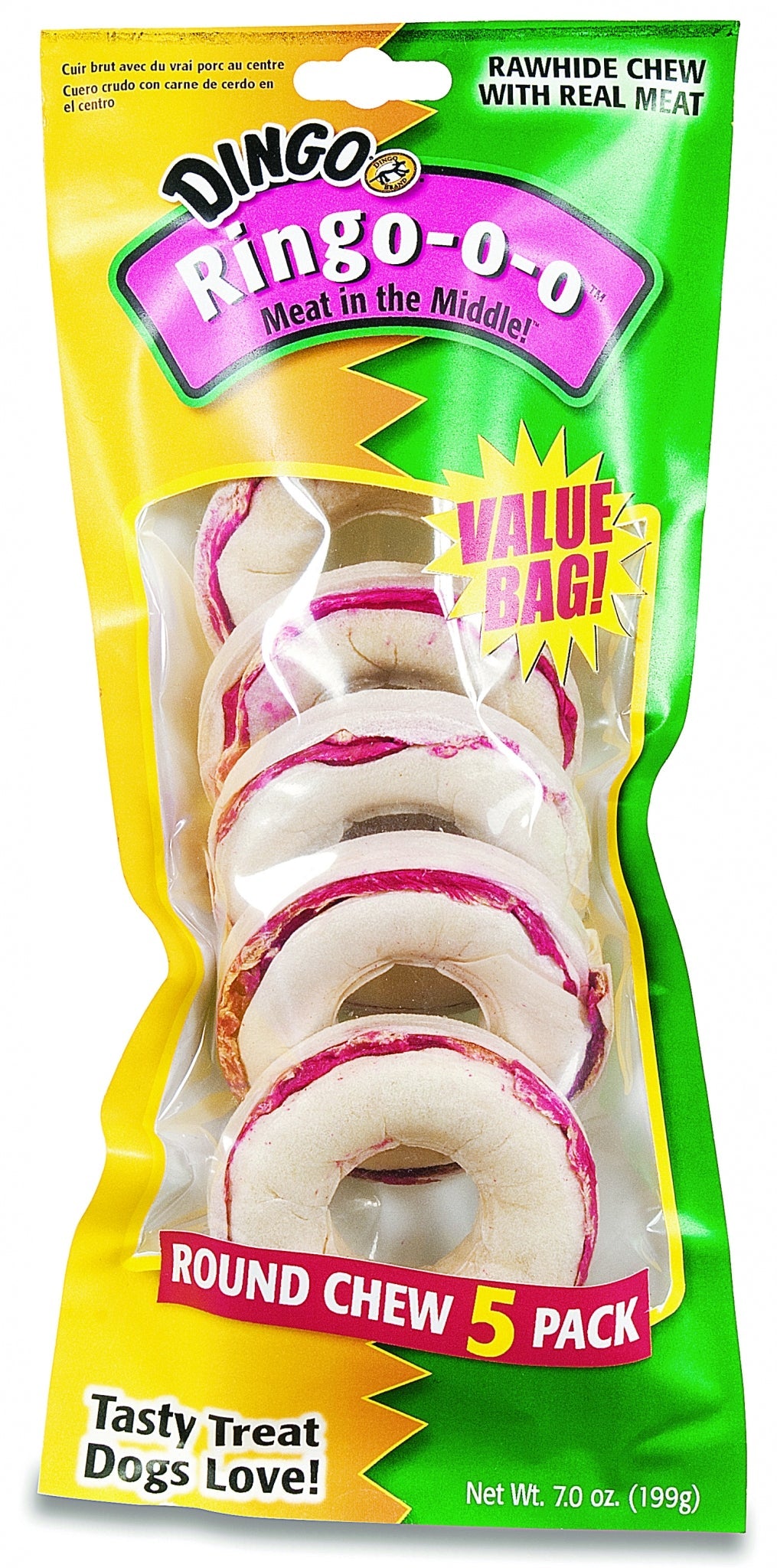 Dingo Ringo Rawhide Dog Treat