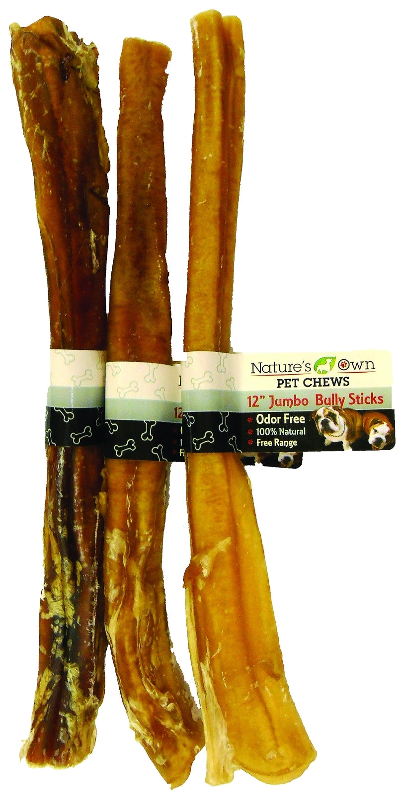 Nature's Own Pet Chews Odor-Free Bully Sticks