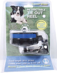 Retractable Tie Out Reel with Bracket