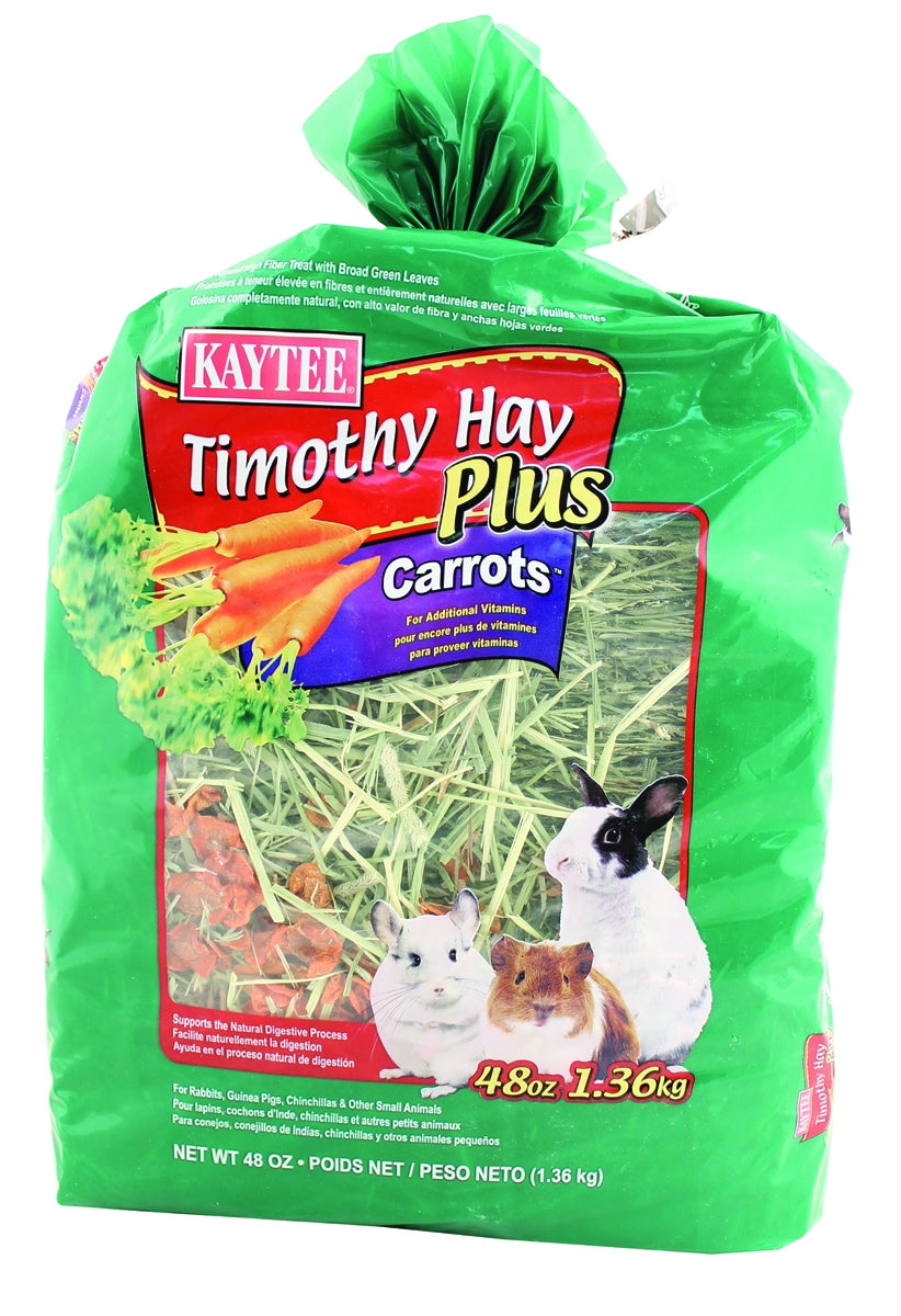 Kaytee Timothy Hay Plus Carrots 48oz.