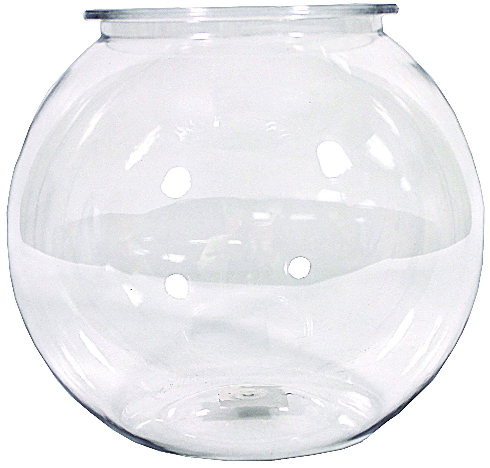 Aqua Accents Round Plastic Bowl