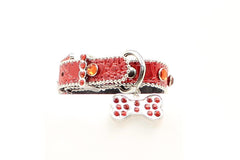 Blazin Roxx Bling Gaitor Print Dog Collar