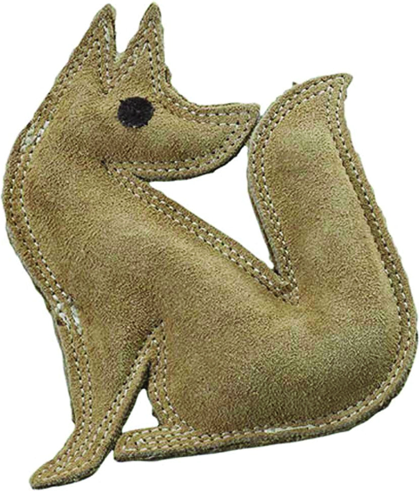 SPOT Dura-Fused Leather Fox Dog Toy