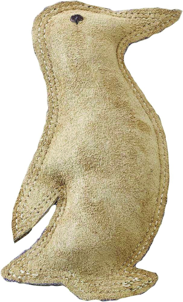 SPOT Dura-Fused Leather Penguin Dog Toy