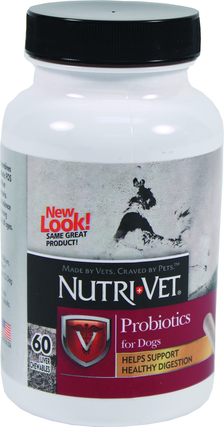 NutriVet Probiotic Capsules for Dogs 60 count