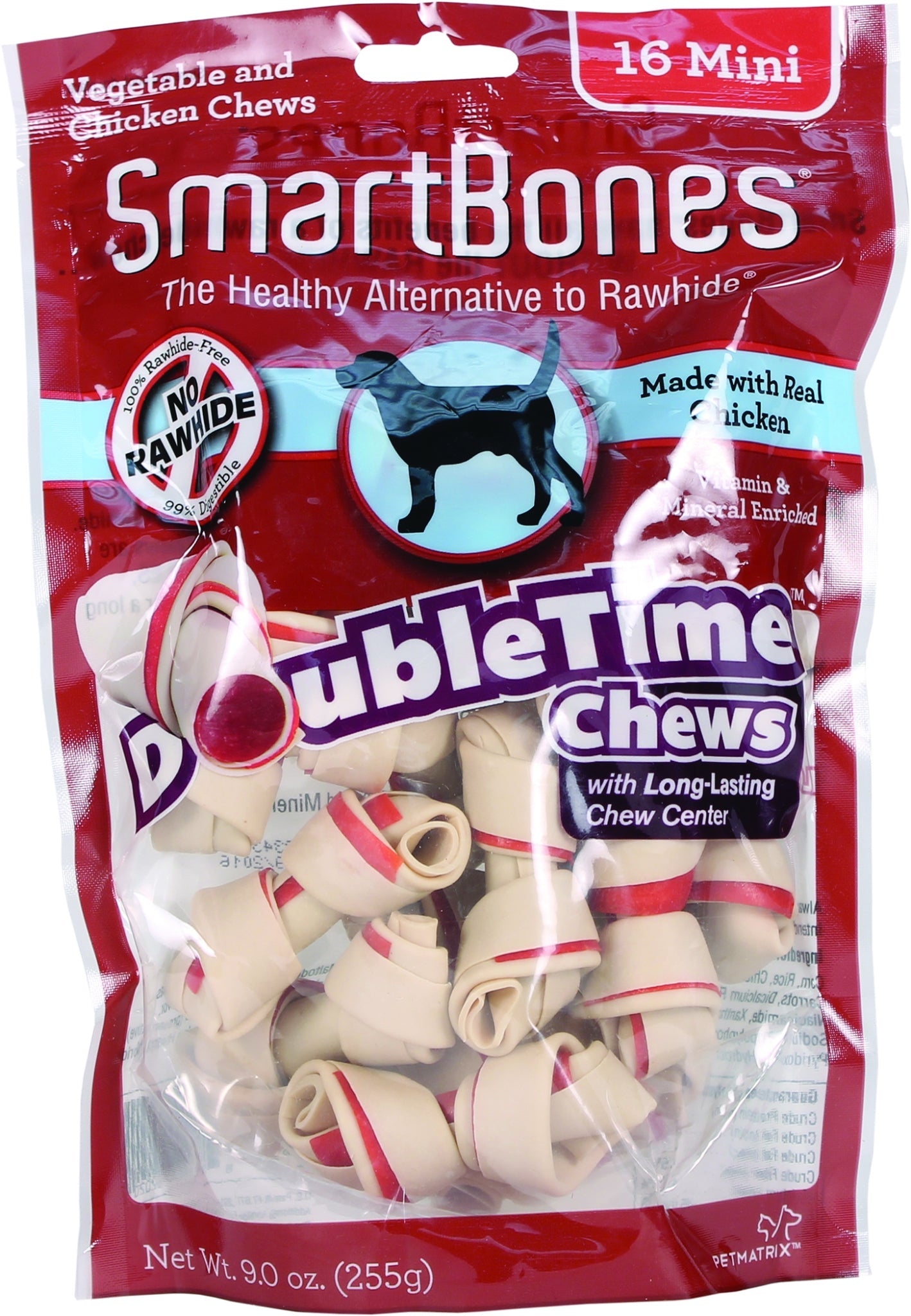 SmartBones DoubleTime Dog Chew Bones Chicken