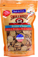 Smokehouse USA Prime Chips Dog Treats Resealable Bag