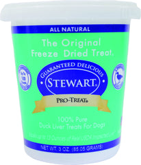 Stewart Freeze Dried Duck Liver Dog Treat