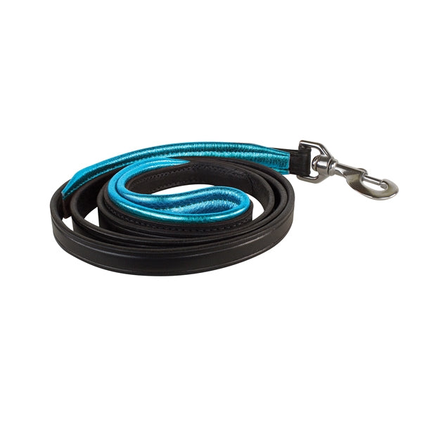 Perri's Metallic Padded Leather Dog Leash