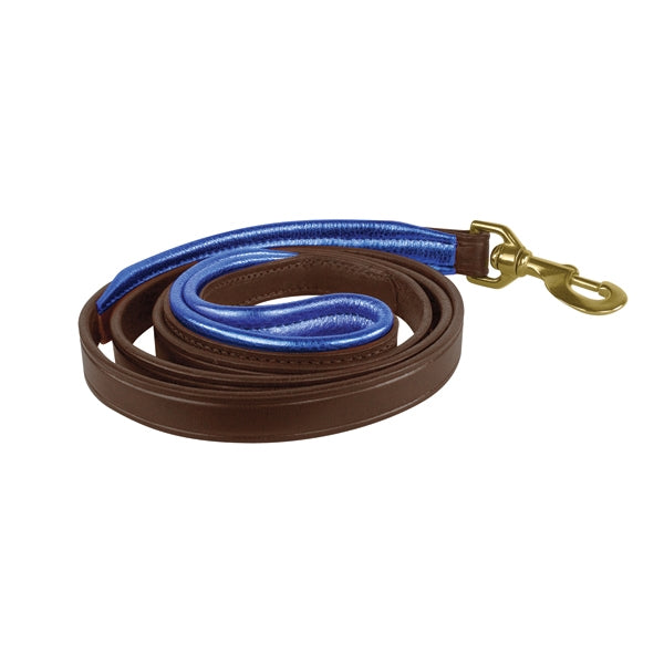 Perri's Metallic Padded Leather Dog Leash