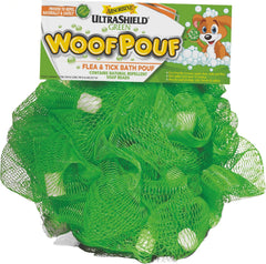 Ultrashield Green Woof Pouf Flea/Tick Bath Pouf