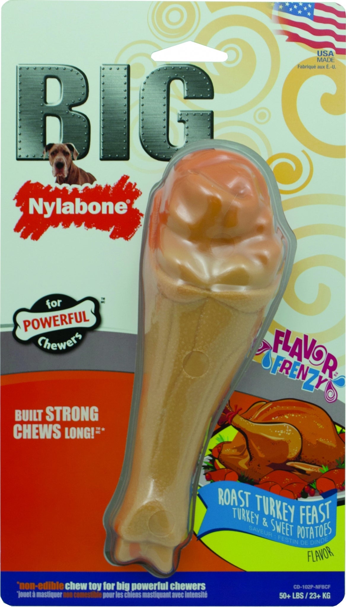 Nylabone Flavor Frenzy Big Chew Textured Dog Chew