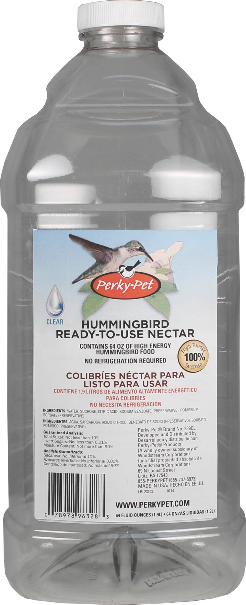 Hummingbird Ready-To-Use Nectar 64oz Clear