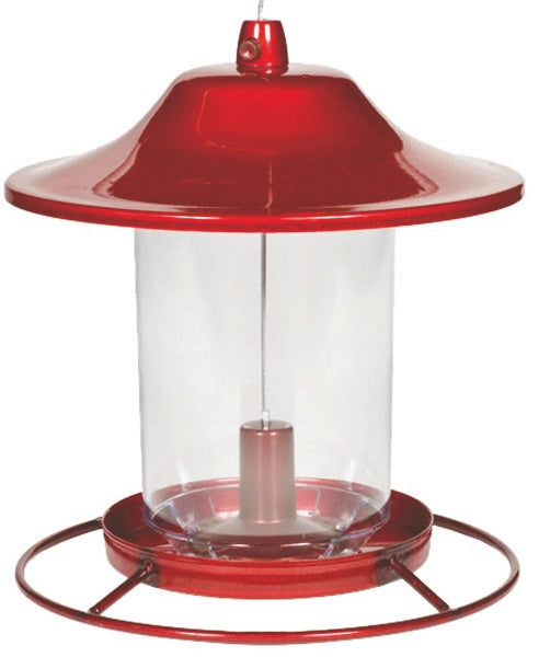 Panorama Bird Feeder 2 Lb Red