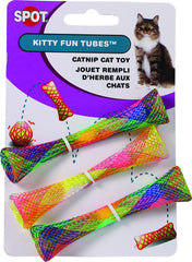 Spot Kitty Fun Tubes Catnip Cat Toy 3 Pack