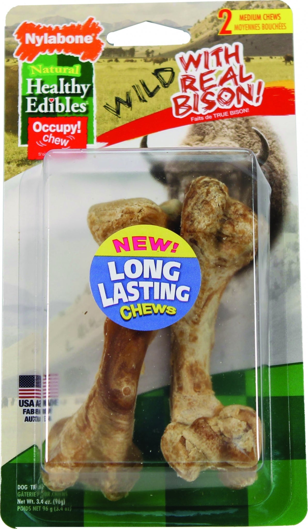 Nylabone Healthy Edibles Wild Bison