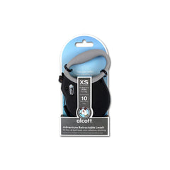 Alcott Retractable Leash X-Small/10ft Black
