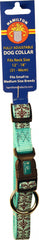 Hamilton Adjustable Damask Dog Collar