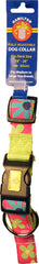 Ribbon Overlay Adj Dog Collar 1x18-26 Pnk Floral