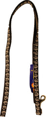 Ribbon Overlay Single Thick Dog Lead - Chalk Paws Bk