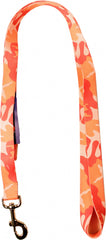 Ribbon Overlay Single Thick Dog Lead 6ft Camo