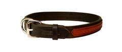 Perri's Leather Overlay Dog Collar