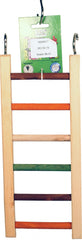 Happy Beaks Wooden Hanging Ladder Multi