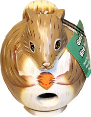 Songbird Essentials Gordo Squirrel Bird House Tan