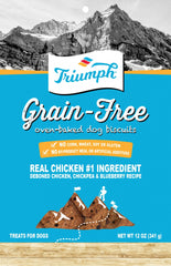 Triumph Grain Free Dog Biscuits-Chicken 12oz