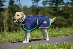 Weatherbeeta Parka 1200D Deluxe Dog Coat - Navy/Lime