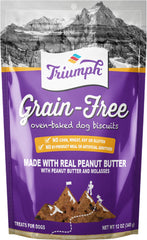 Triumph Grain Free Dog Biscuits 12oz Peanut Butter