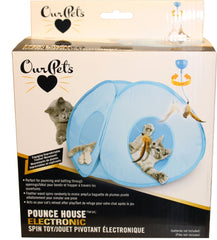 Our Pets Pounce House Electronic Spin Cat Toy