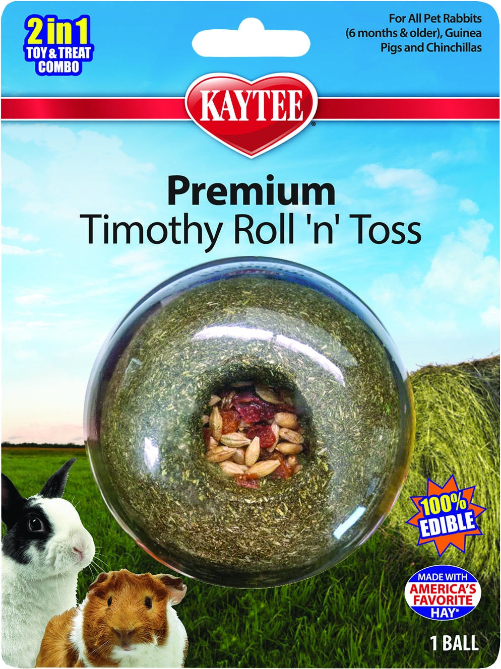 Kaytee Timothy Roll N Toss Treat