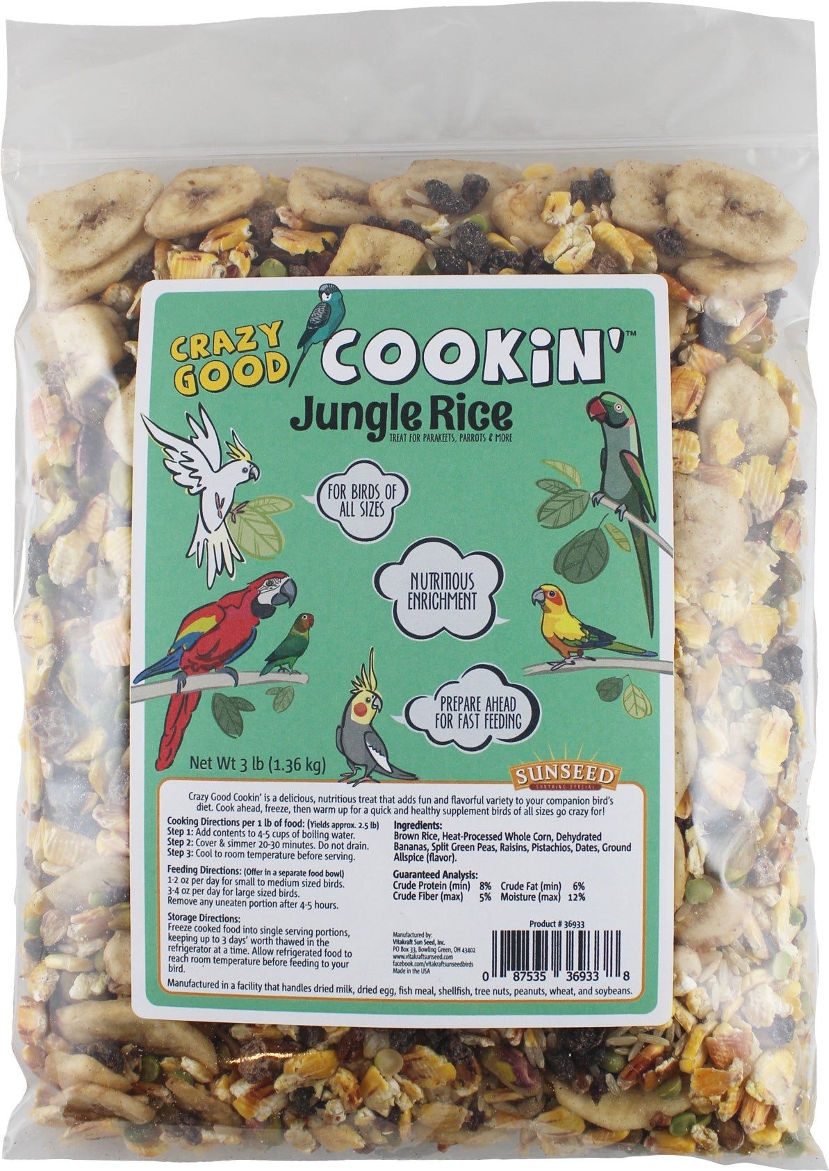 Sun Crazy Good Cookin Jungle Rice 16 oz