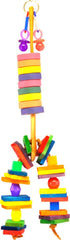 Happy Beaks Wooden Spoon with Bagel Blocks/Beads LG
