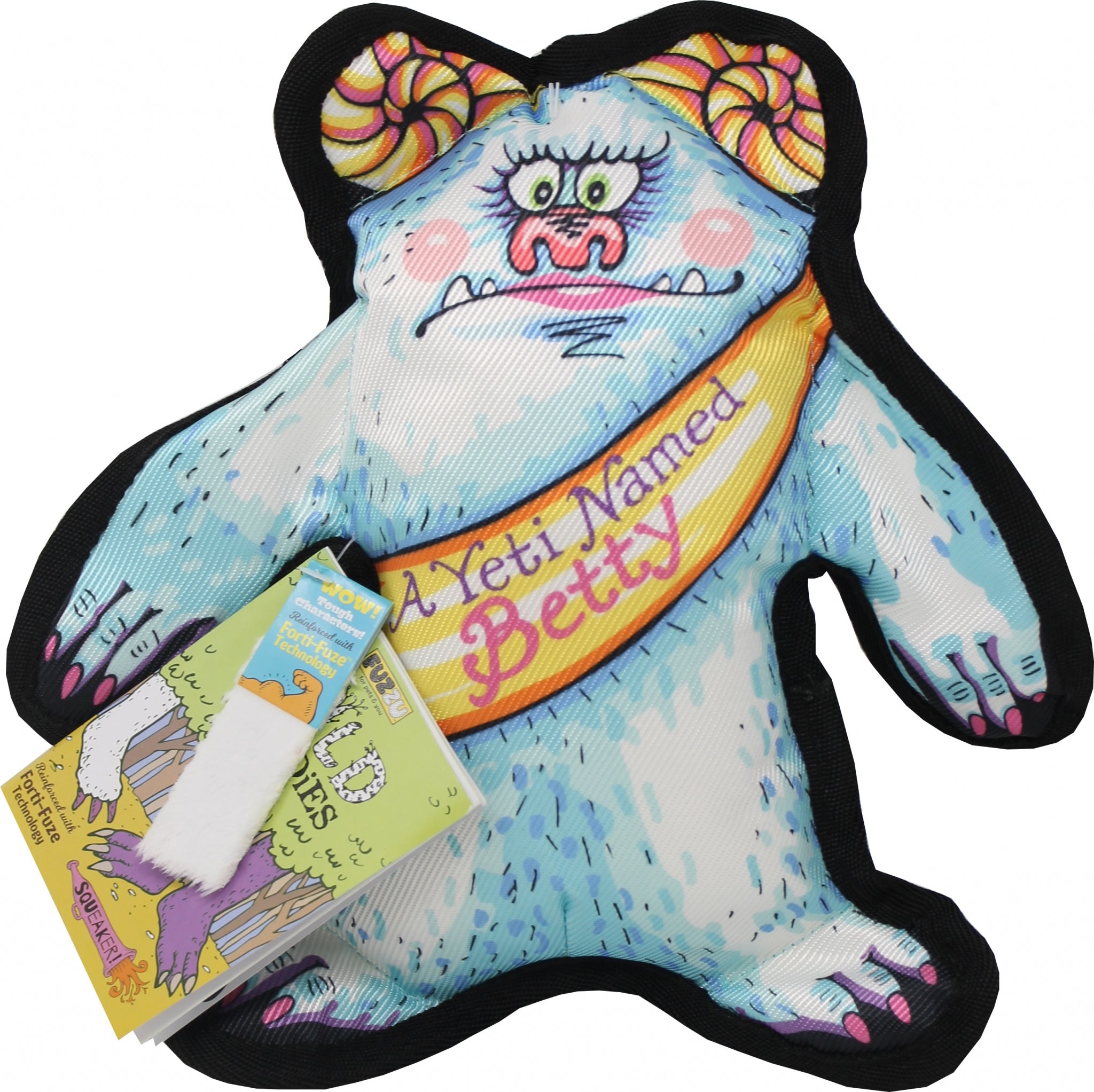 A Yeti Named Betty Dog Toy Wild Woodies Large Blue