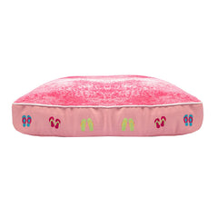 Halo Flip Flops Pink Rectangular Dog Bed