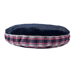 Halo Amber Plaid Round Dog Bed